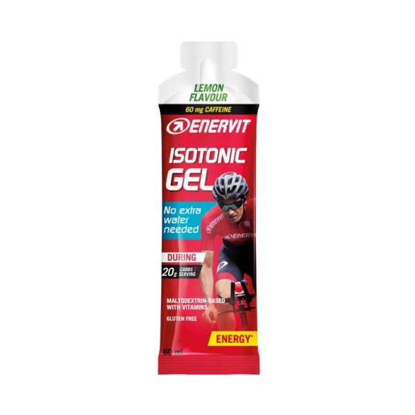 Produktbild ENERVIT ISOTONIC GEL Lemon + Caffeine, 24 x 60 ml